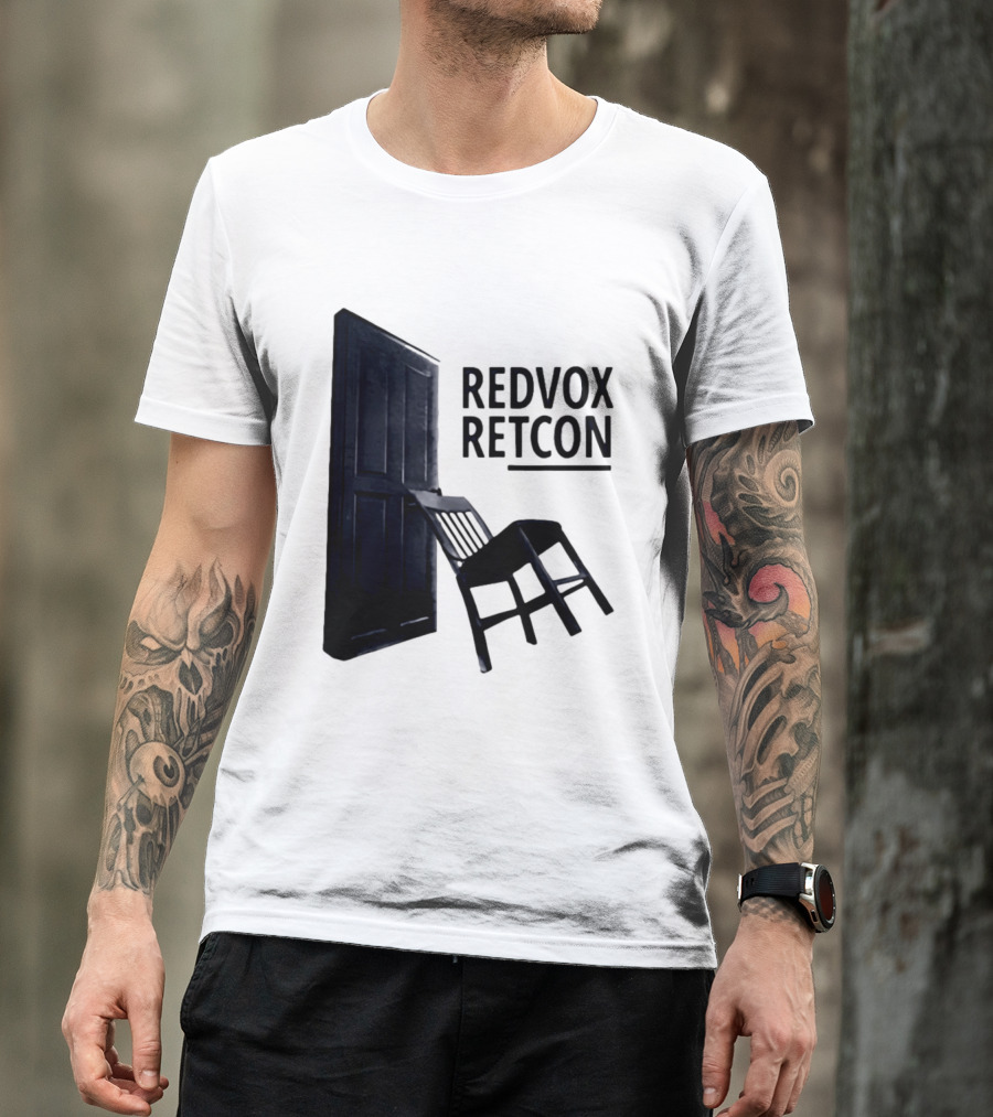 Red Vox Retcon Album Door And Chair T-Shirt