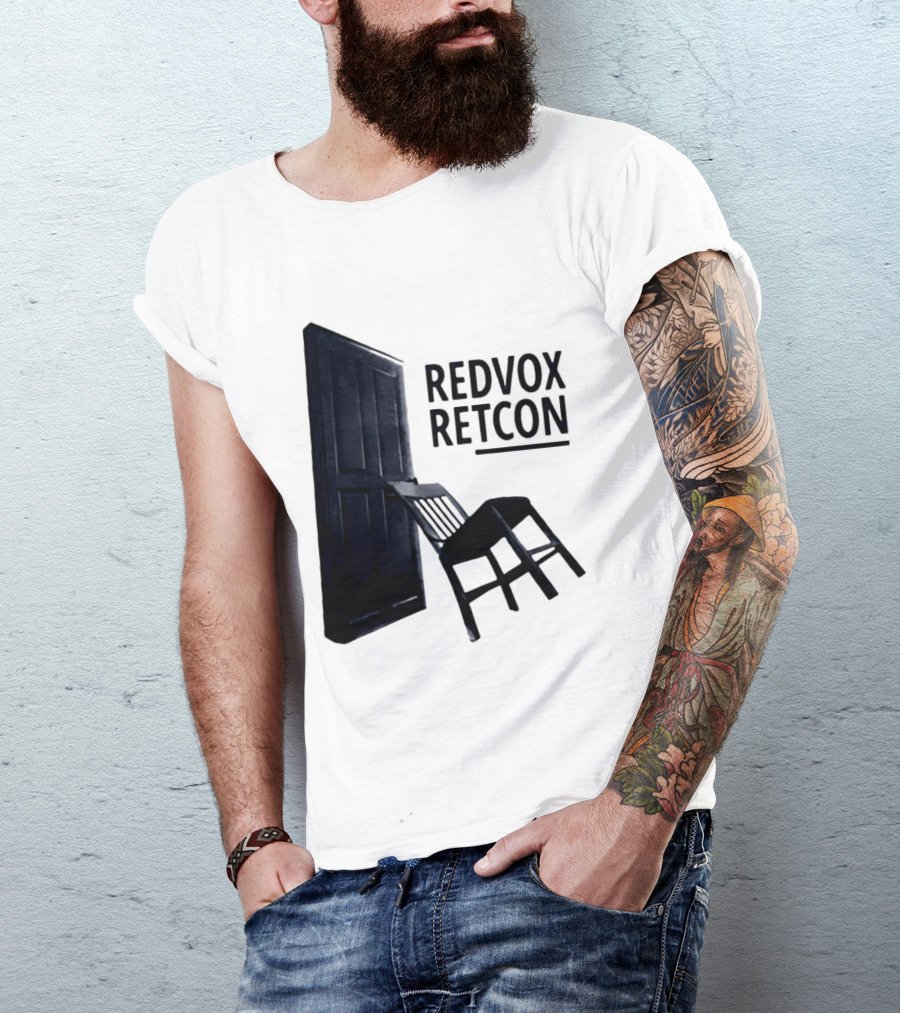 Red Vox Retcon Album Door And Chair T-Shirt