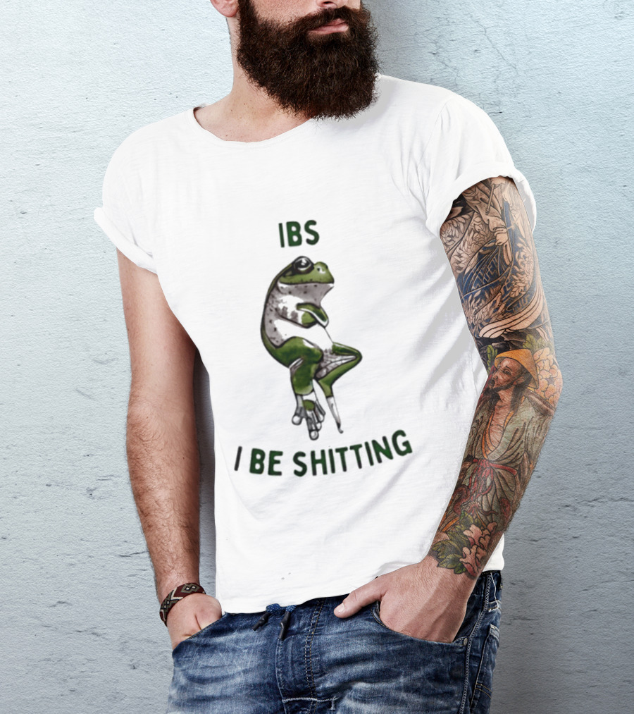 IBS I Be Shitting Frog Christmas T-Shirt