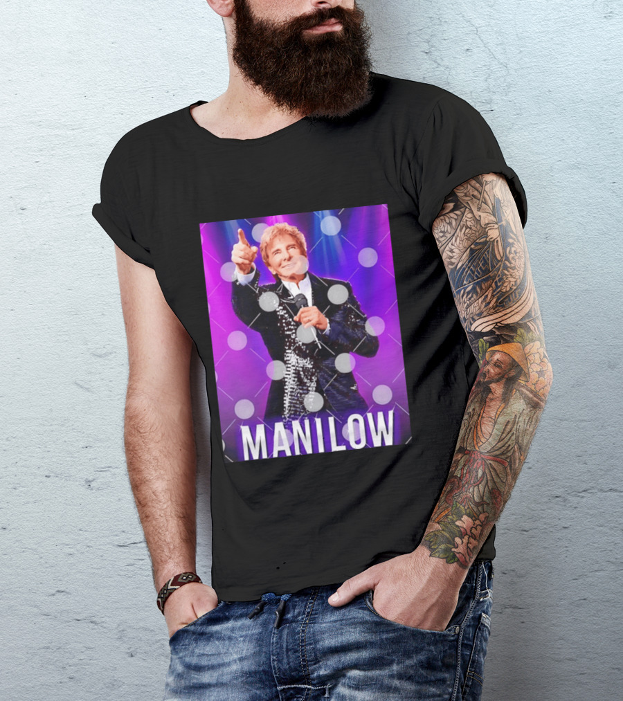 Barry Manilow Starry Stage Performance Concert T-Shirt
