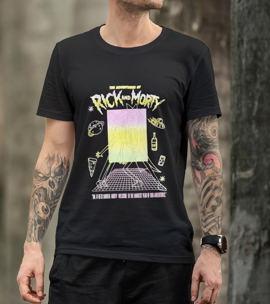 The Adventures Of Rick And Morty Welcome To The Darkest Year Of Our Adventures T-Shirt