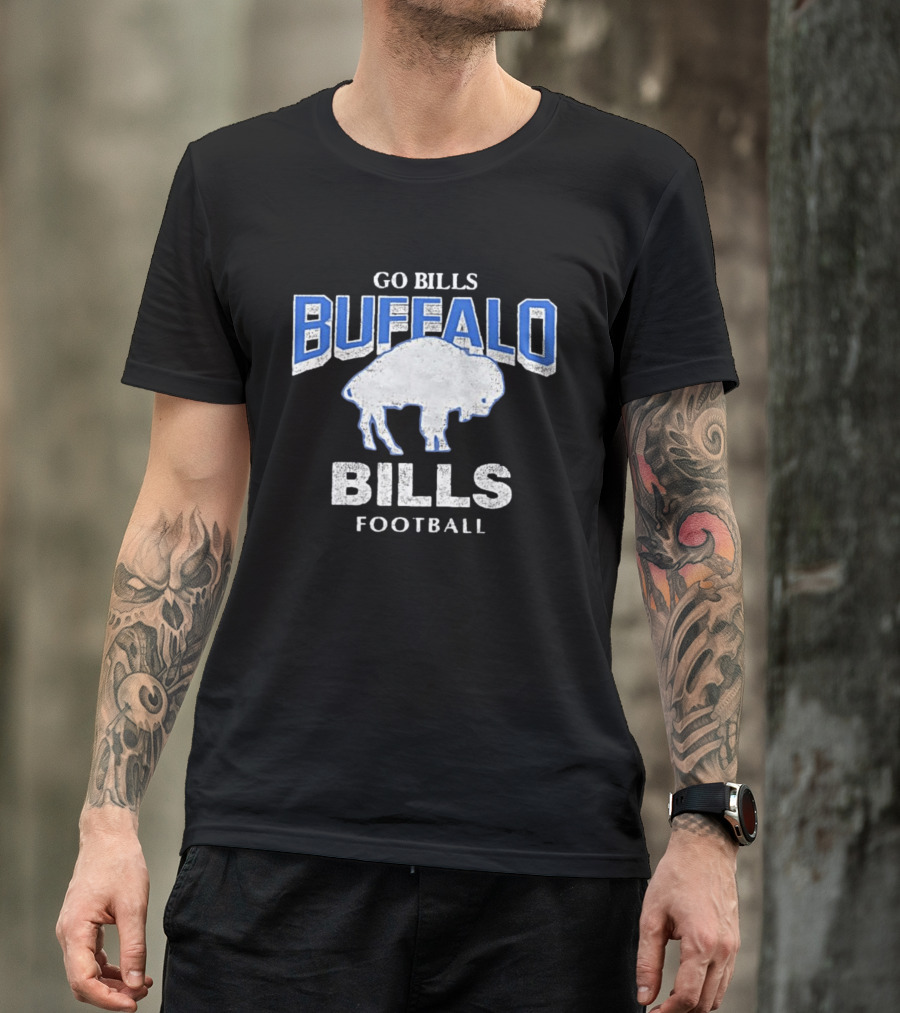 Go Bills Buffalo Bills Football History T-Shirt