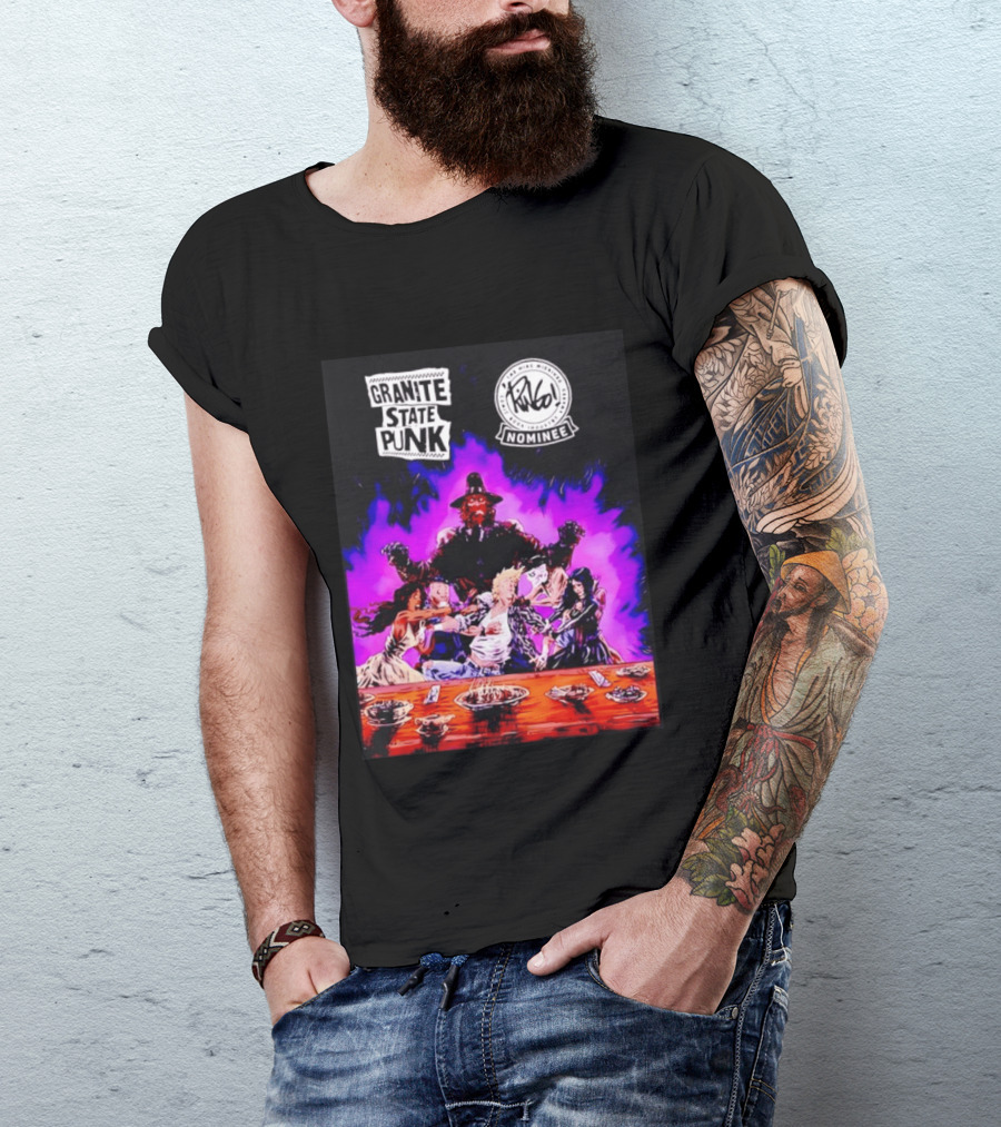 Granite State Punk Mike Wieringo Comic Book Industry Awards Nominee Vibrant Comic T-Shirt