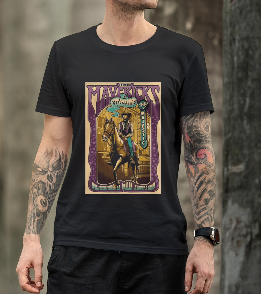 The Mavericks Majestic Theatre Dallas August 8 2026 Tour T-Shirt