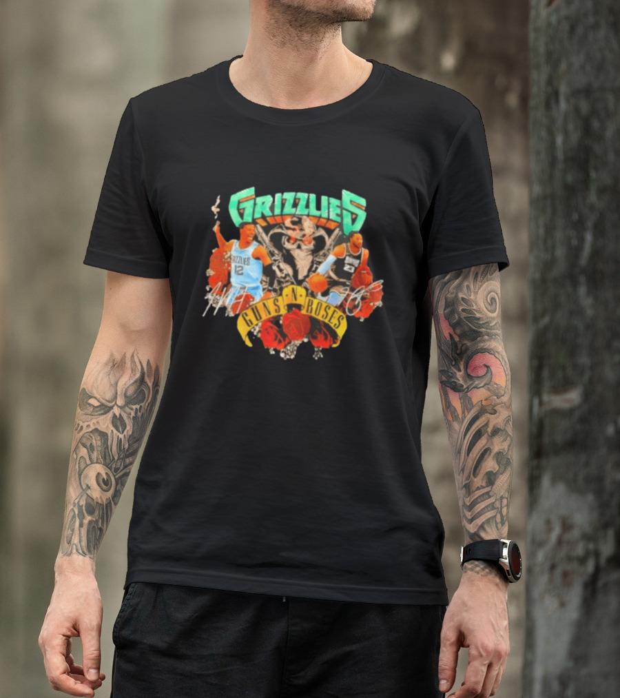 Guns N' Roses Grizzlies Ja Morant Memphis Basketball T-Shirt