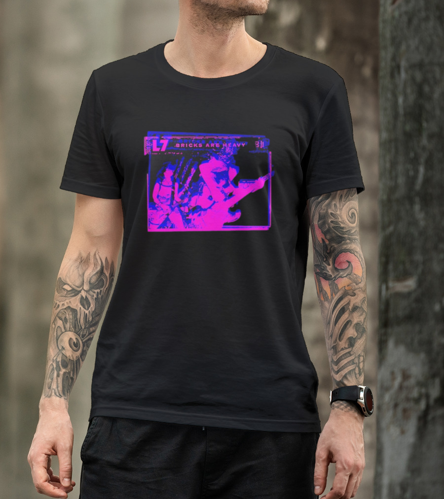 L7 Bricks Are Heavy Band Grunge Alternative Rock Album Cover T-Shirt