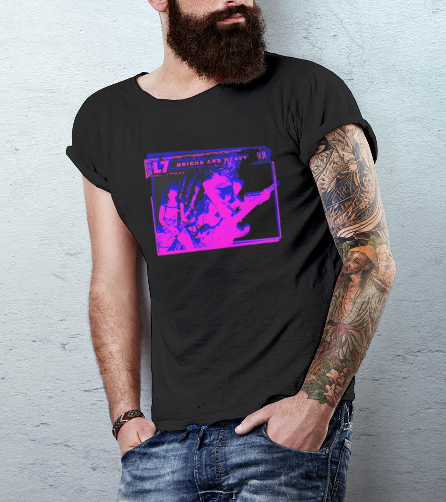 L7 Bricks Are Heavy Band Grunge Alternative Rock Album Cover T-Shirt