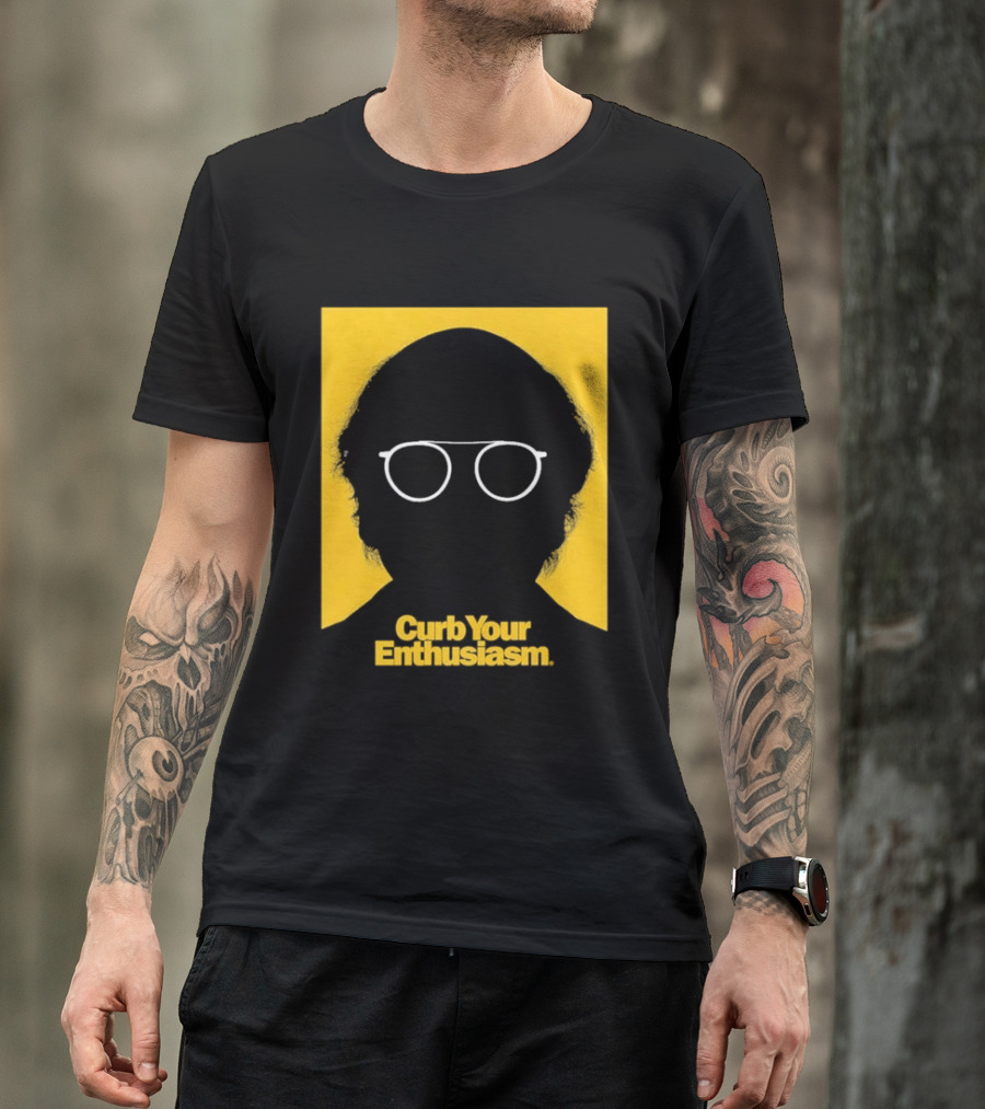Curb Your Enthusiasm Larry David Silhouette Glasses T-Shirt