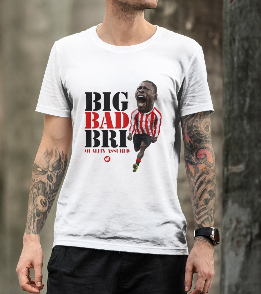 Big Bad Bri Quality Assured Sunderland AFC Caricature T-Shirt