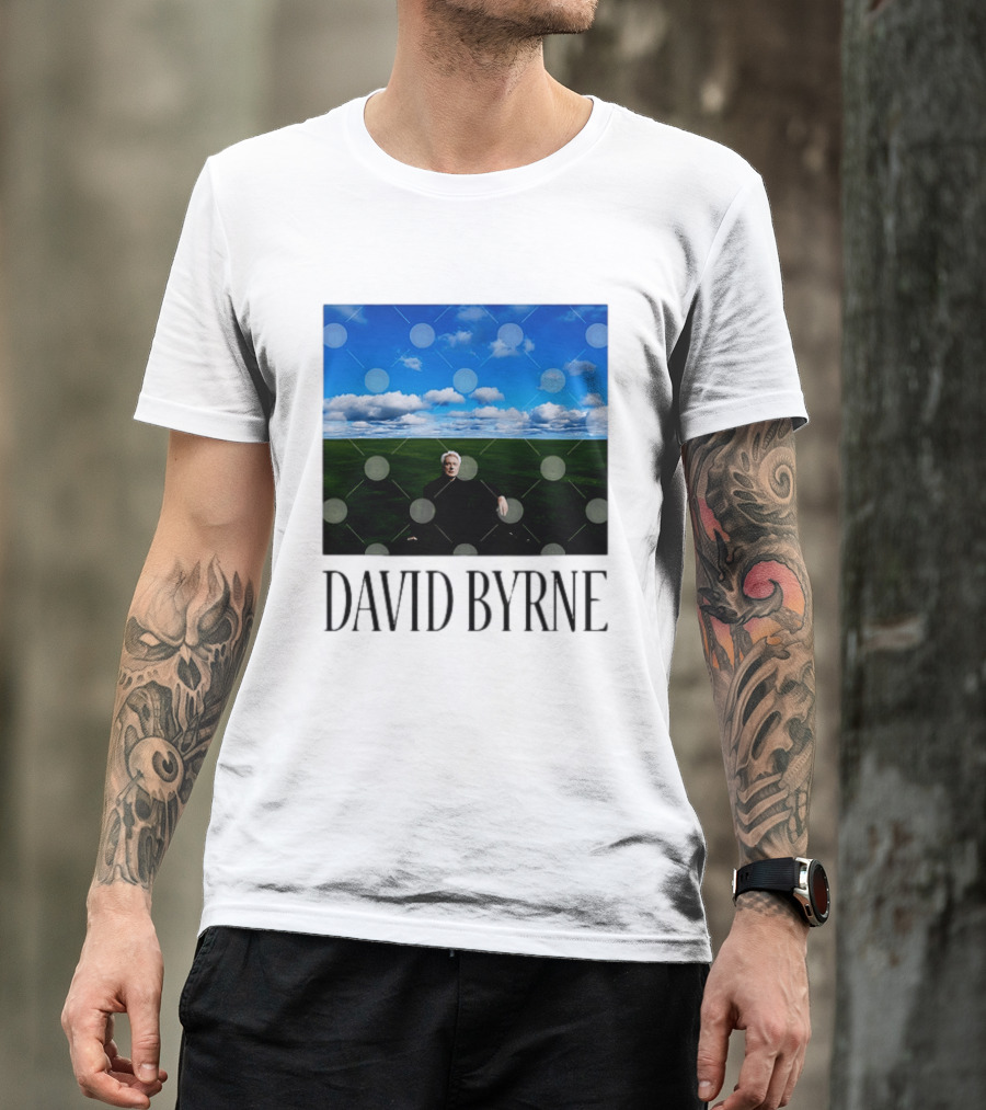 David Byrne Musician Scenic Landscape T-Shirt