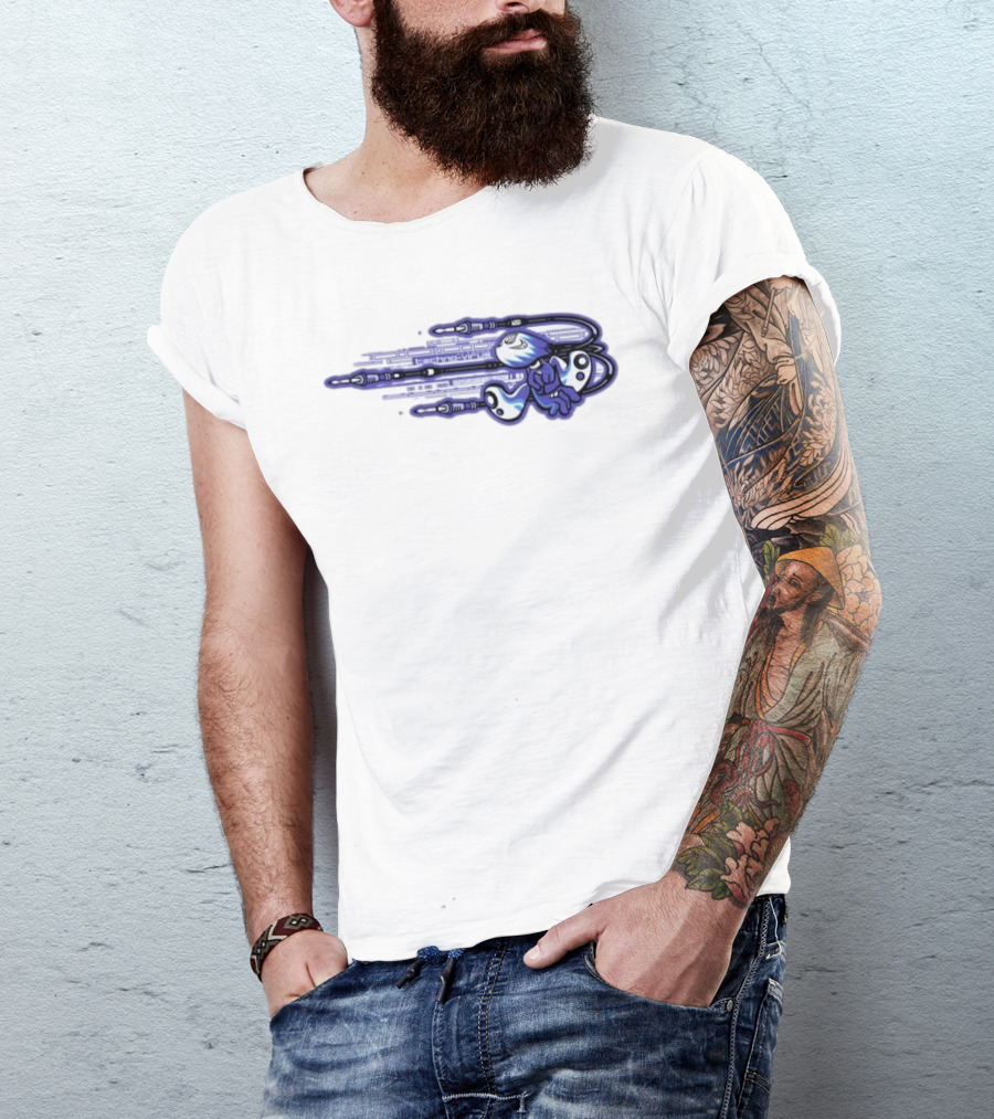 Techno Virus Digitalvirus No1 Cyber Character With Circuit T-Shirt