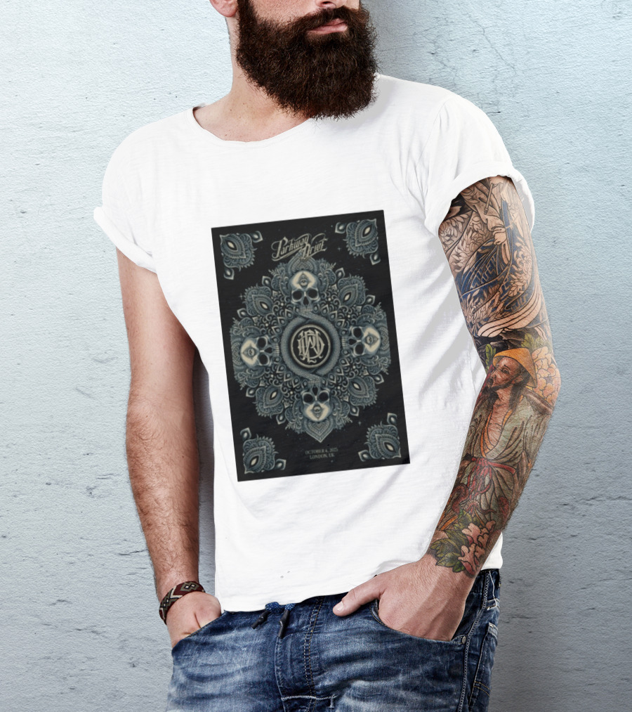 Parkway Drive Tour London UK October 4 2025 Mandala And Skull T-Shirt