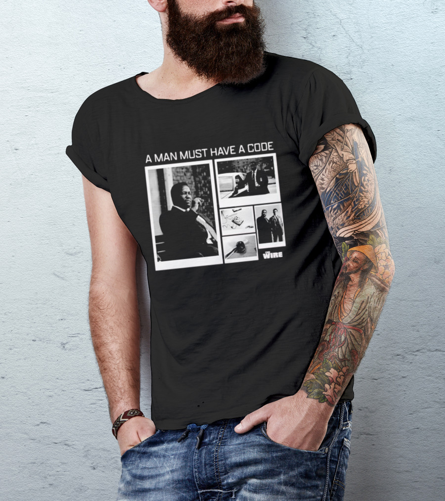 A Man Must Have A Code The Wire Oversized T-Shirt