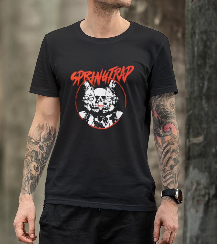 Five Nights At Freddy's Springtrap Horror Character Fan T-Shirt