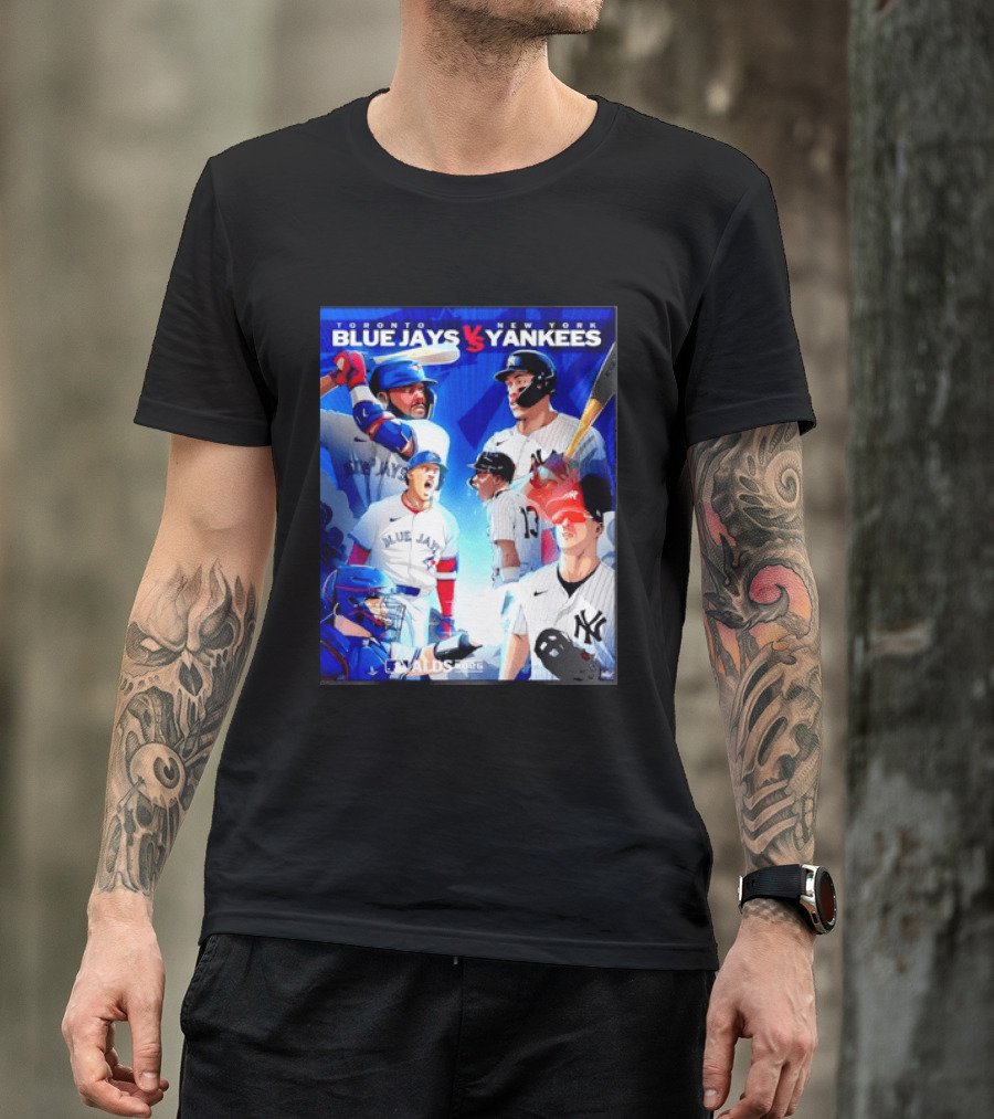 Toronto Blue Jays Vs New York Yankees ALDS 2025 MLB Showdown T-Shirt
