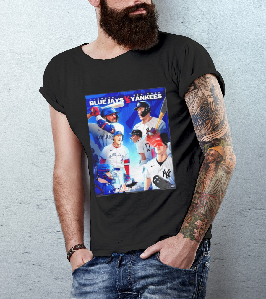 Toronto Blue Jays Vs New York Yankees ALDS 2025 MLB Showdown T-Shirt