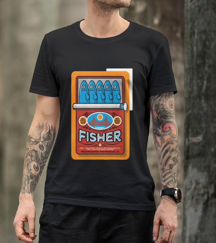 Fisher Moscone Center San Francisco December 19 20 2025 Vintage Pop T-Shirt