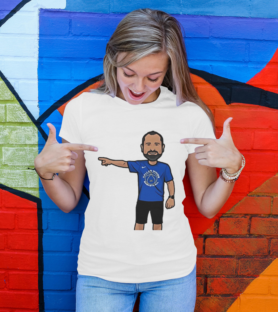 Dallas Wings Basketball Coach Jose Fernandez Classic Nike T-Shirt
