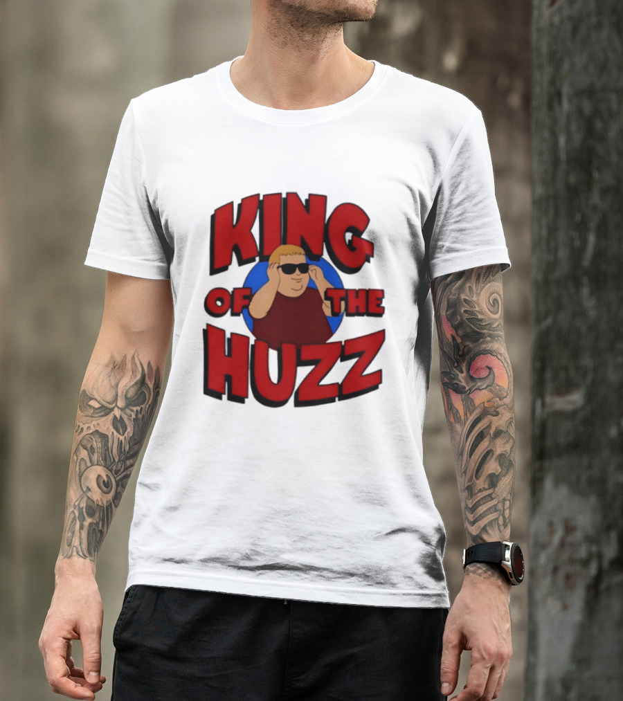 King Of The Huzz Iconic Retro Humor Vibe T-Shirt
