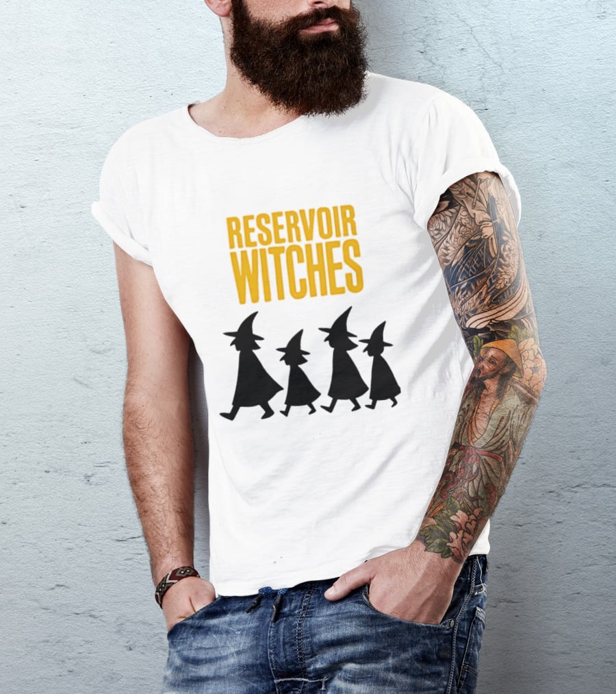 Reservoir Witches Walking In Silhouette With Classic Halloween T-Shirt