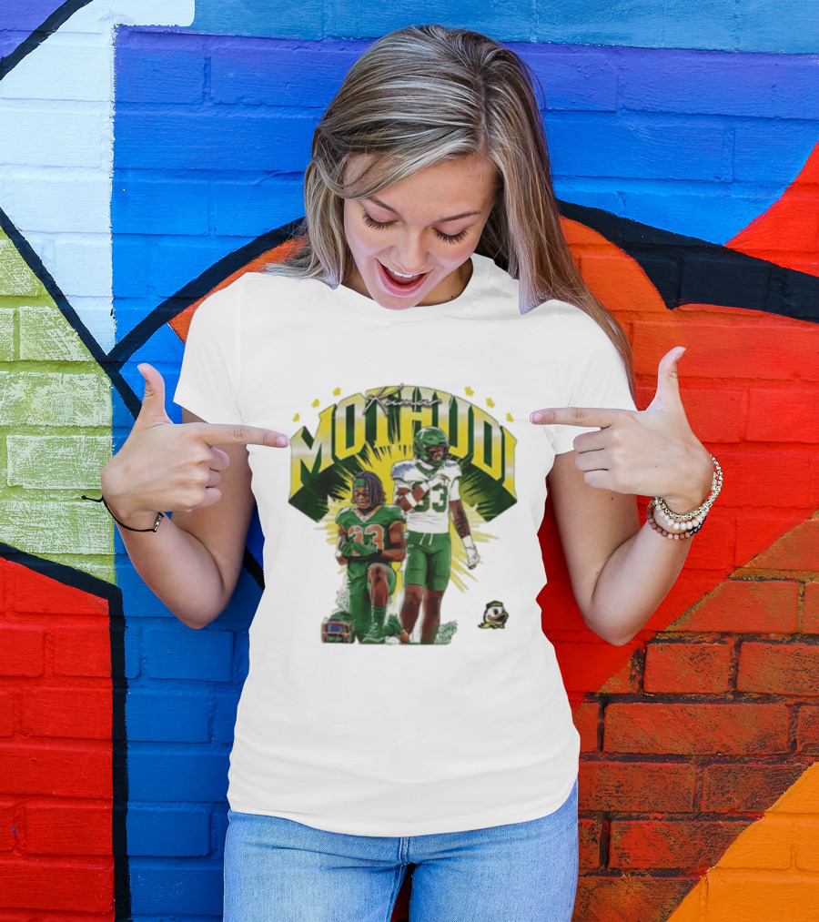 Kamar Mothudi Oregon Ducks Linebacker 33 Football Player T-Shirt