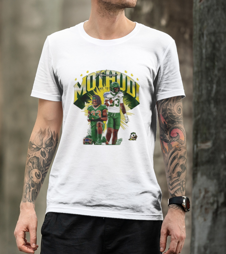 Kamar Mothudi Oregon Ducks Linebacker 33 Football Player T-Shirt