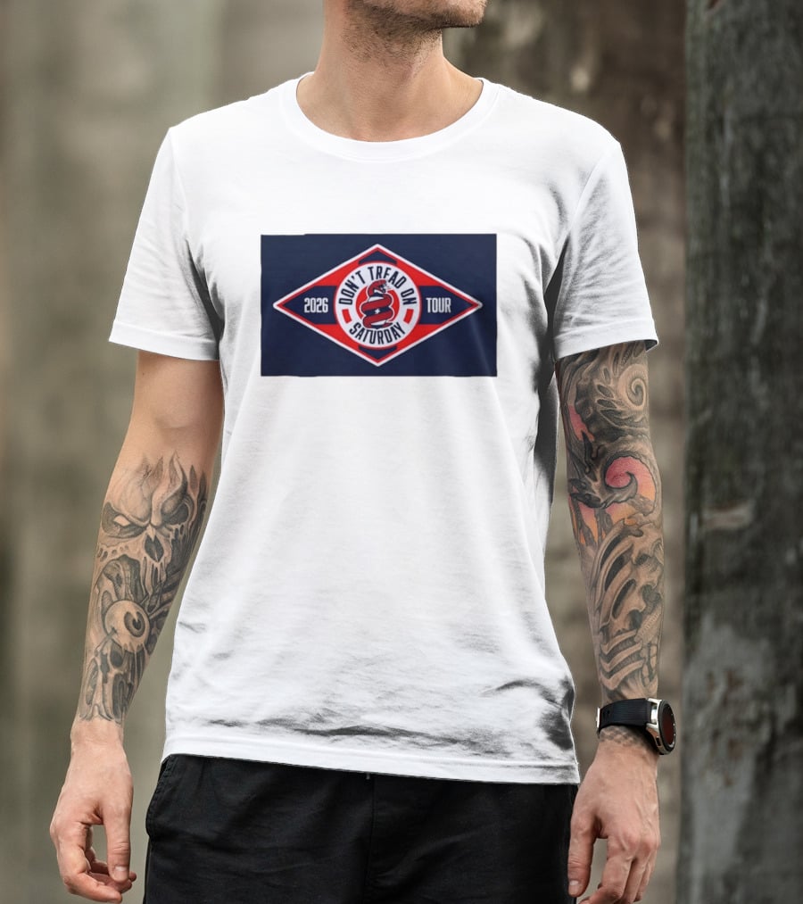 Don't Tread On Saturday 2026 Tour Snake Emblem College Football T-Shirt