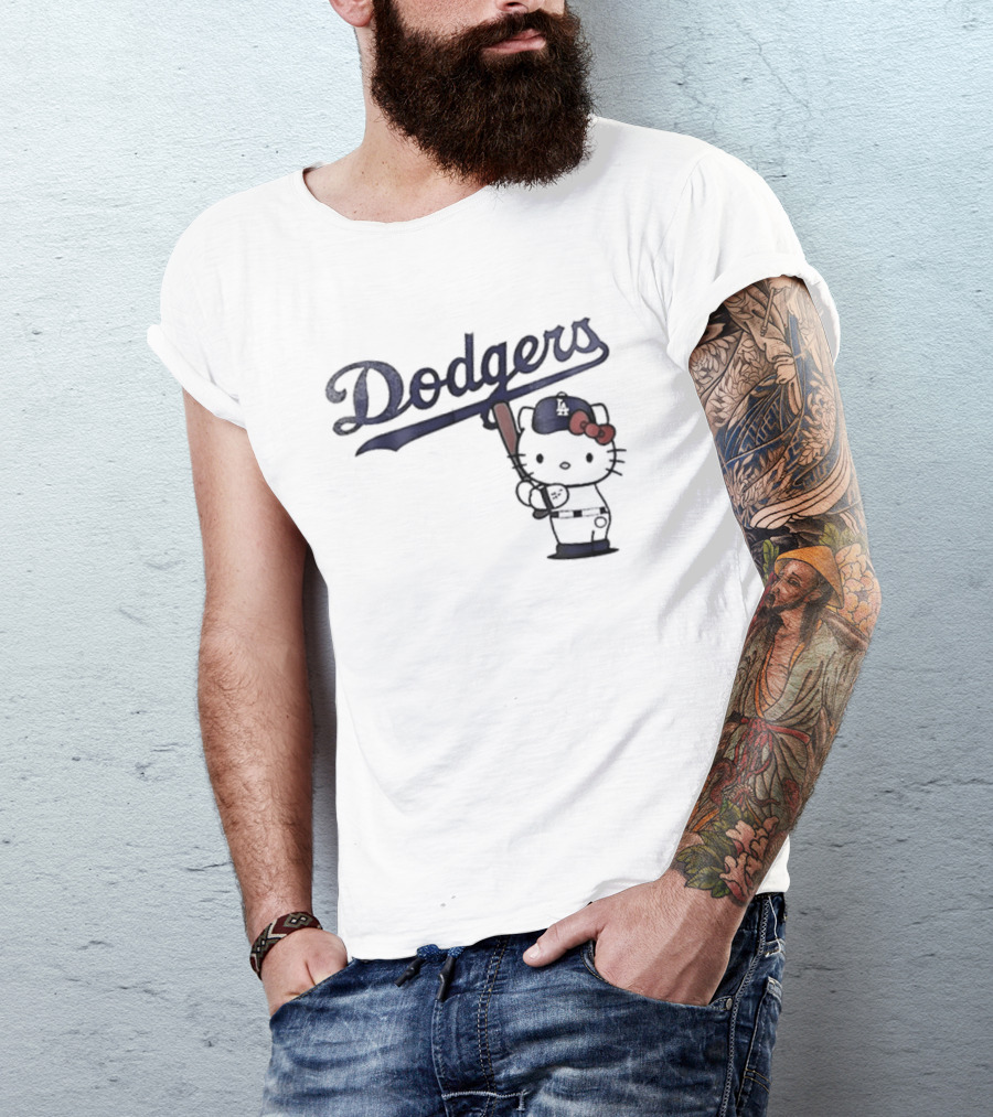 Dodgers Hello Kitty Baseball Collaboration 2026 T-Shirt
