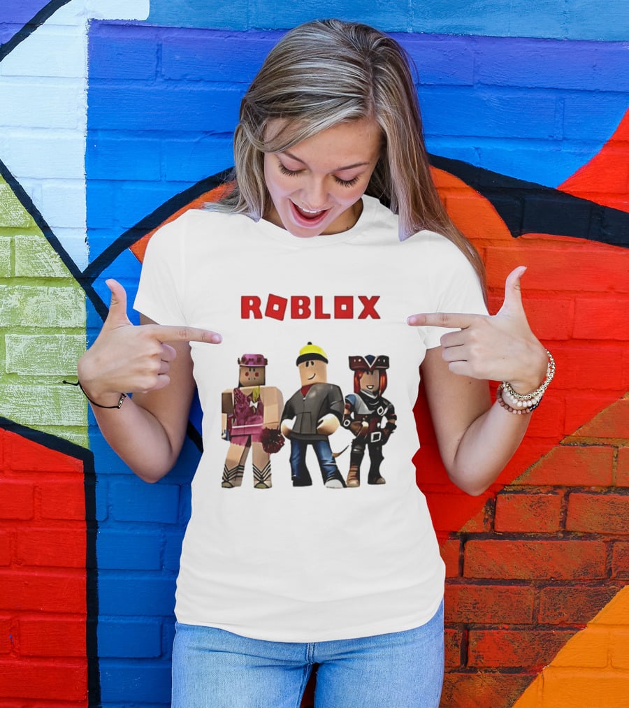 Roblox Cartoon Characters Game Adventure T-Shirt