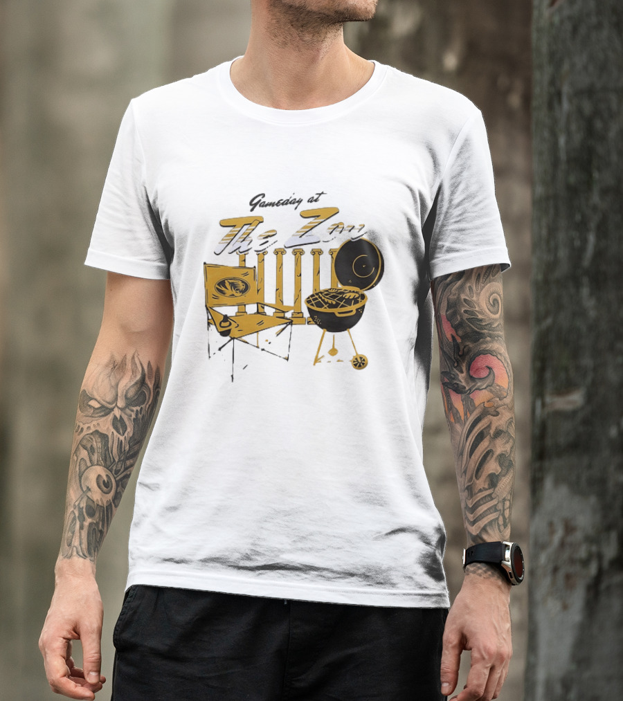 Missouri Tigers Gameday Tailgate At The Zou Football Grill Chair T-Shirt