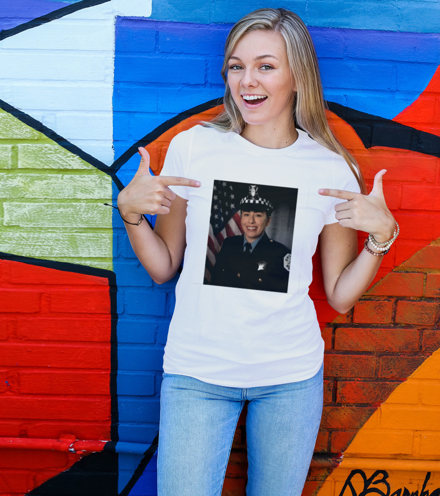 Never Forget Chicago Police Department Ella French Memorial Officer T-Shirt