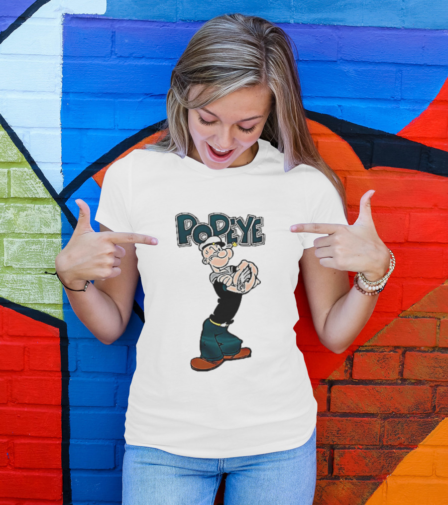 Philadelphia Eagles X Popeye I Yam What I Yam An Thats All I Yam T-Shirt