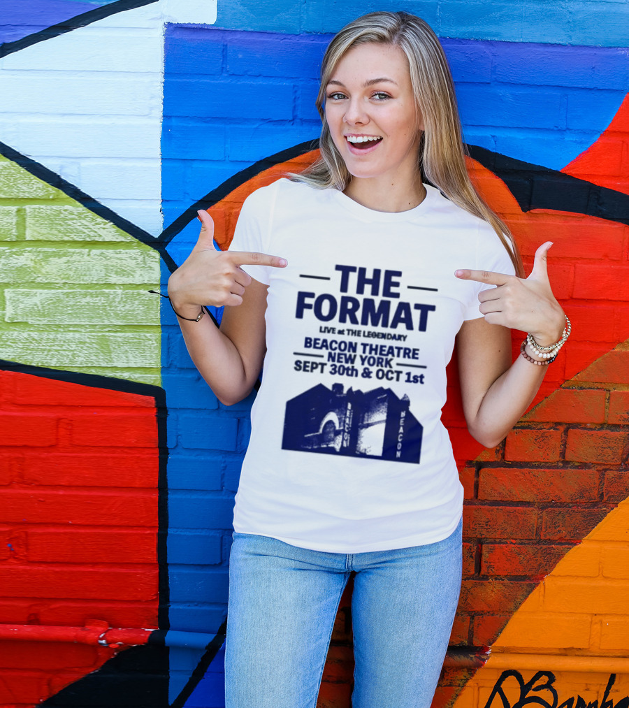 The Format Live At The Legendary Beacon Theatre New York Sept 30th & Oct 1st T-Shirt