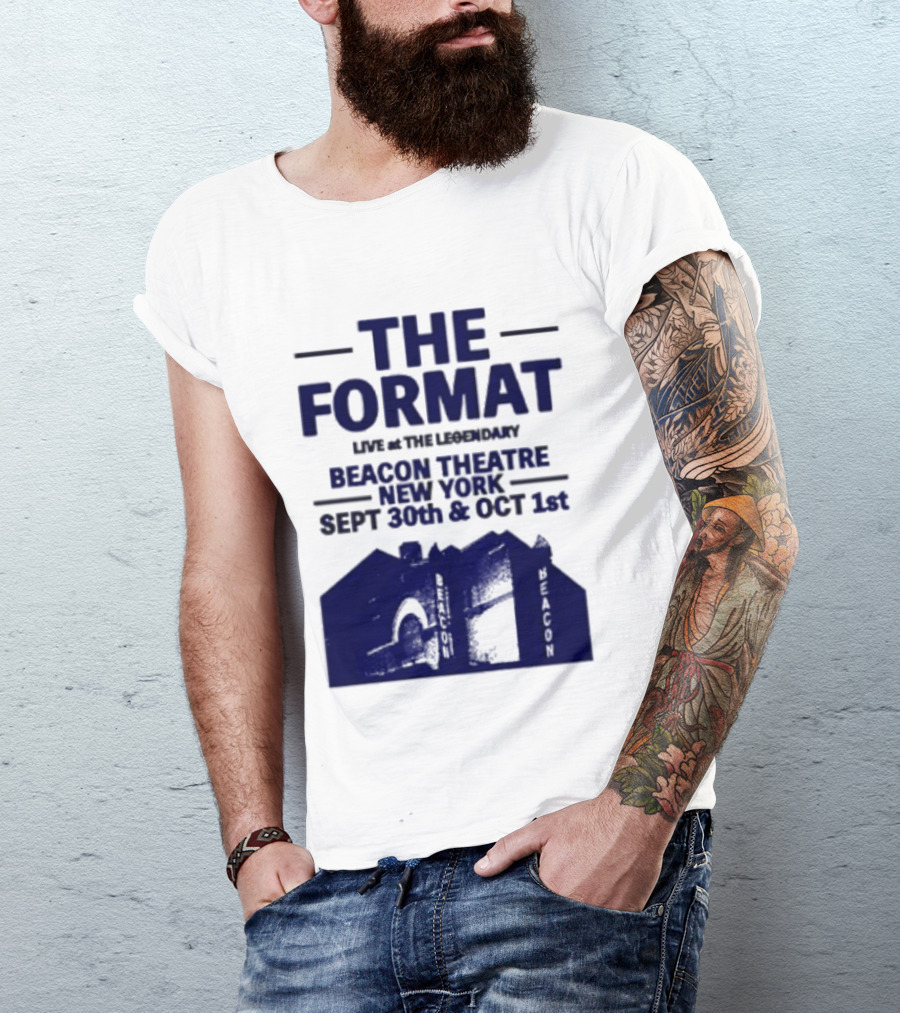 The Format Live At The Legendary Beacon Theatre New York Sept 30th & Oct 1st T-Shirt
