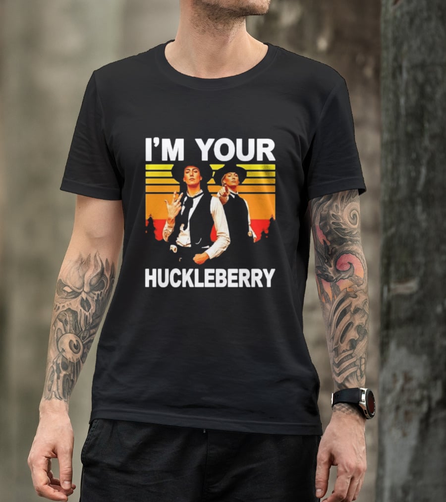 Caitlin Clark Sophie Cunningham I'm Your Huckleberry Western Movie Cowboy T-Shirt