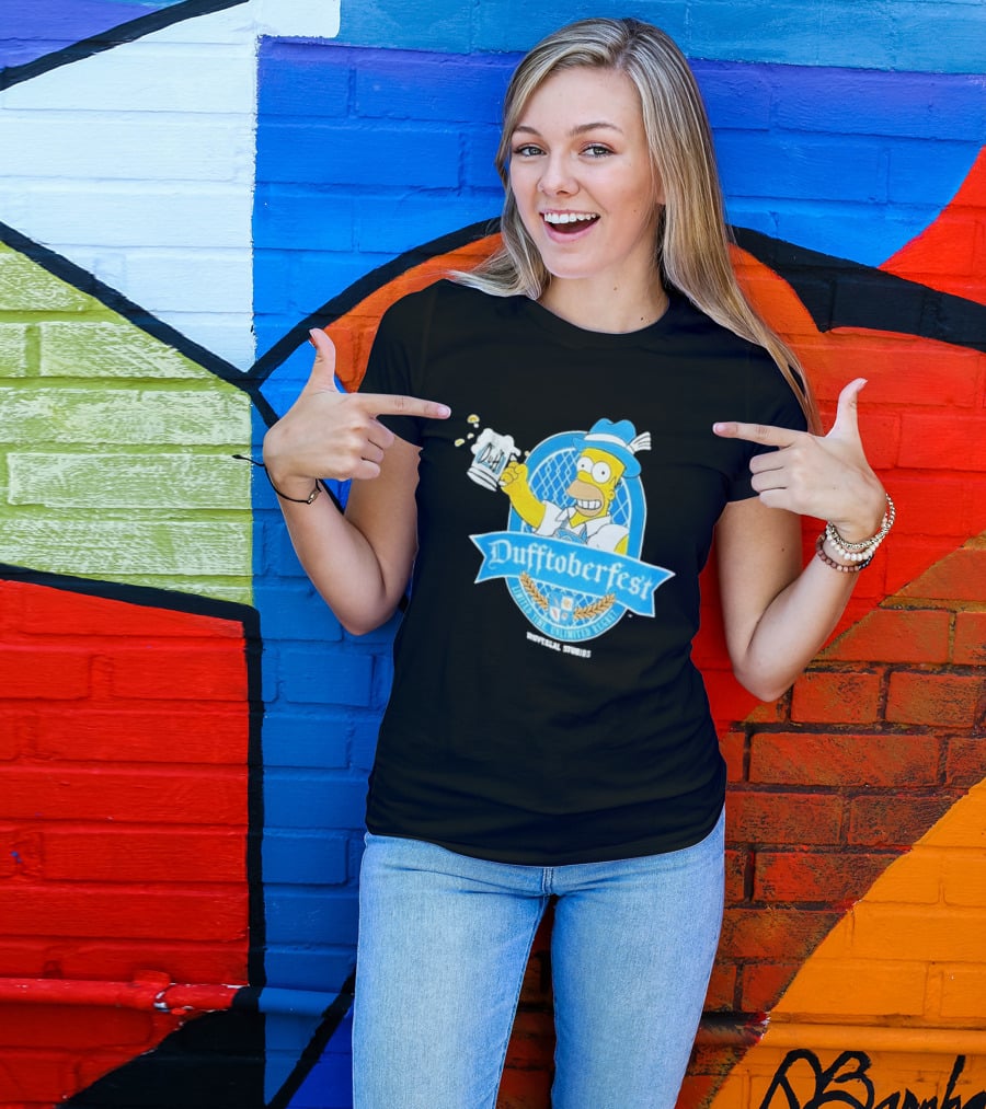 Simpsons Homer Dufftoberfest Universal Studios Unlimited Time Unlimited Regret T-Shirt
