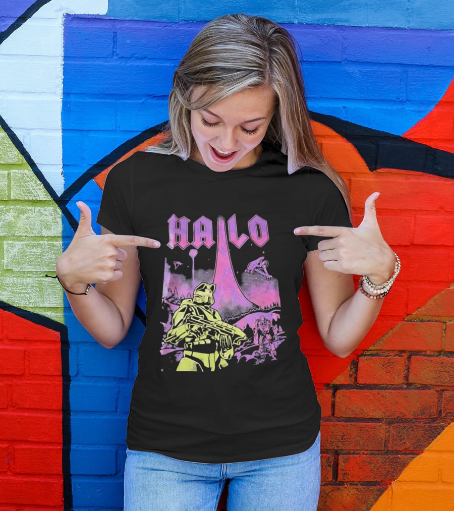 Halo Master Chief Retro Gaming Xbox T-Shirt