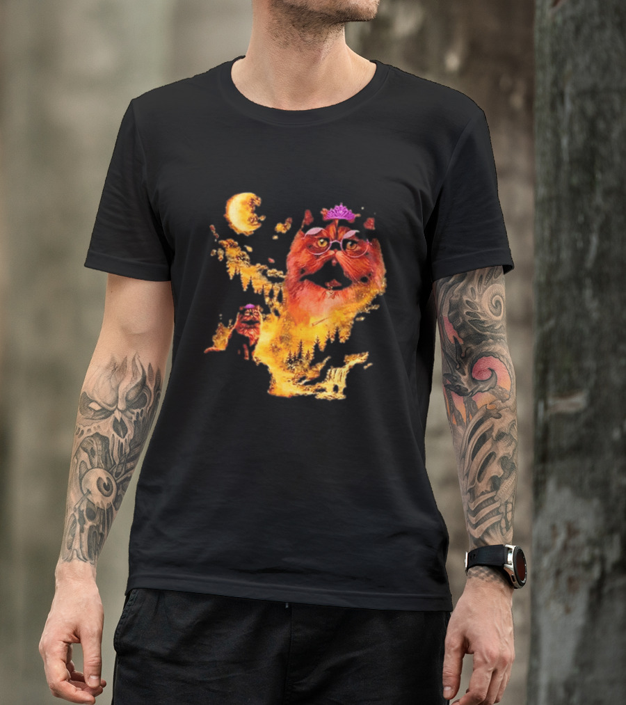 Princess Donut Cat Lover Moon Fantasy T-Shirt