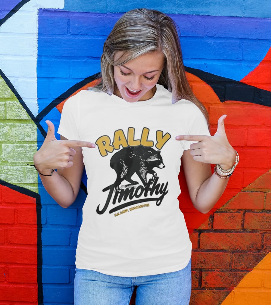 Rally Timothy Ballard Washington Black Raccoon T-Shirt
