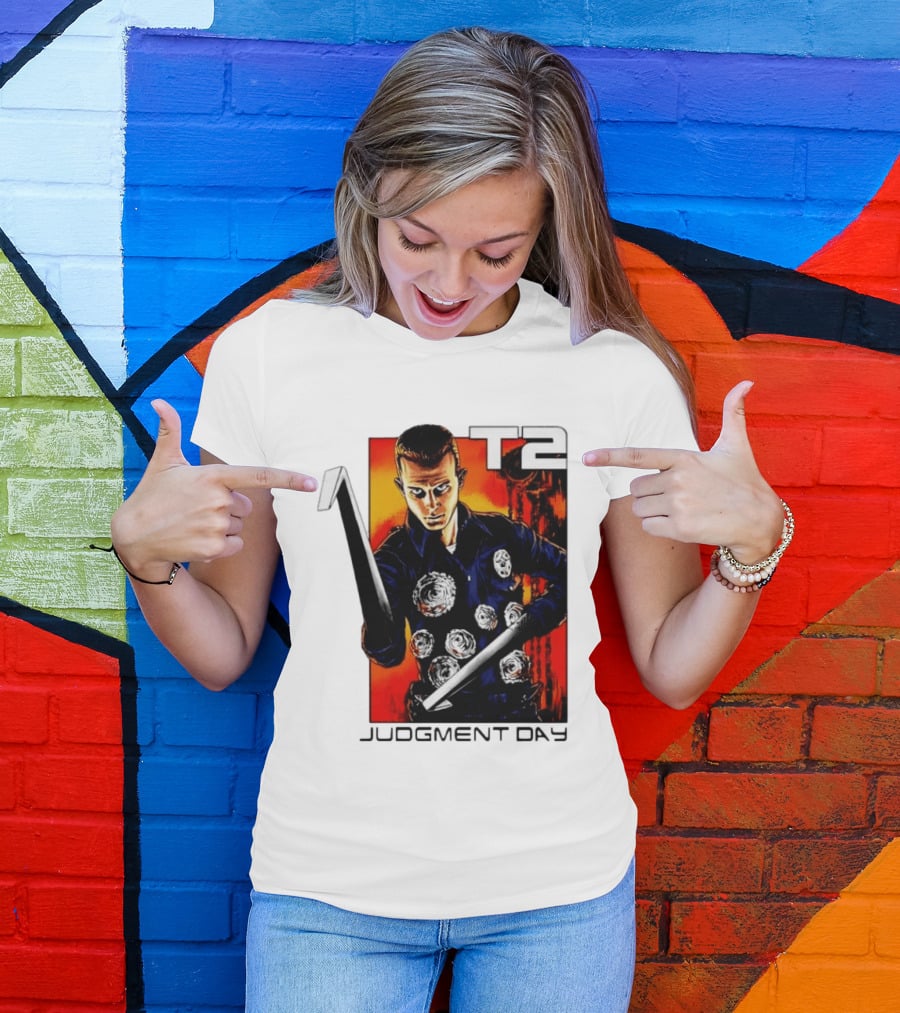 T2 Judgment Day 1000 Iconic Scene T-Shirt