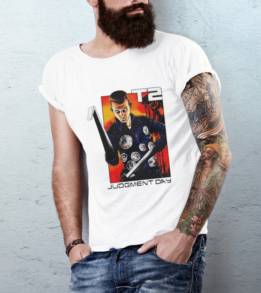 T2 Judgment Day 1000 Iconic Scene T-Shirt