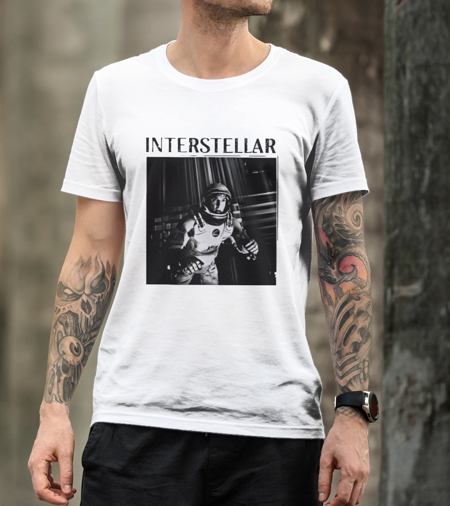Interstellar 2014 Matthew McConaughey Spacesuit Scene T-Shirt