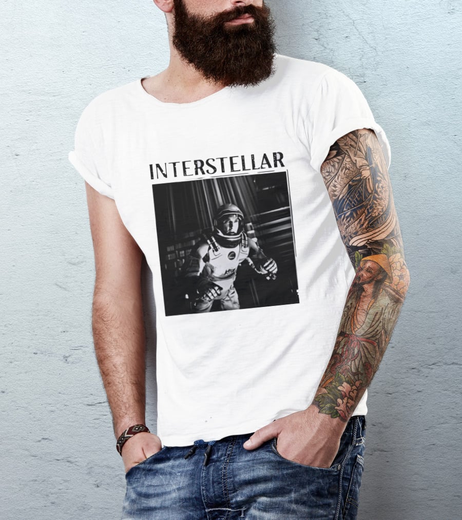 Interstellar 2014 Matthew McConaughey Spacesuit Scene T-Shirt