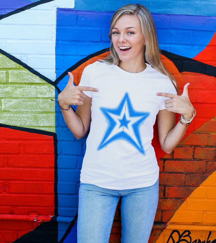 Karol G Store Matadora Zip Blue Star Starfish T-Shirt