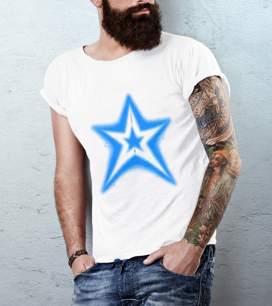 Karol G Store Matadora Zip Blue Star Starfish T-Shirt
