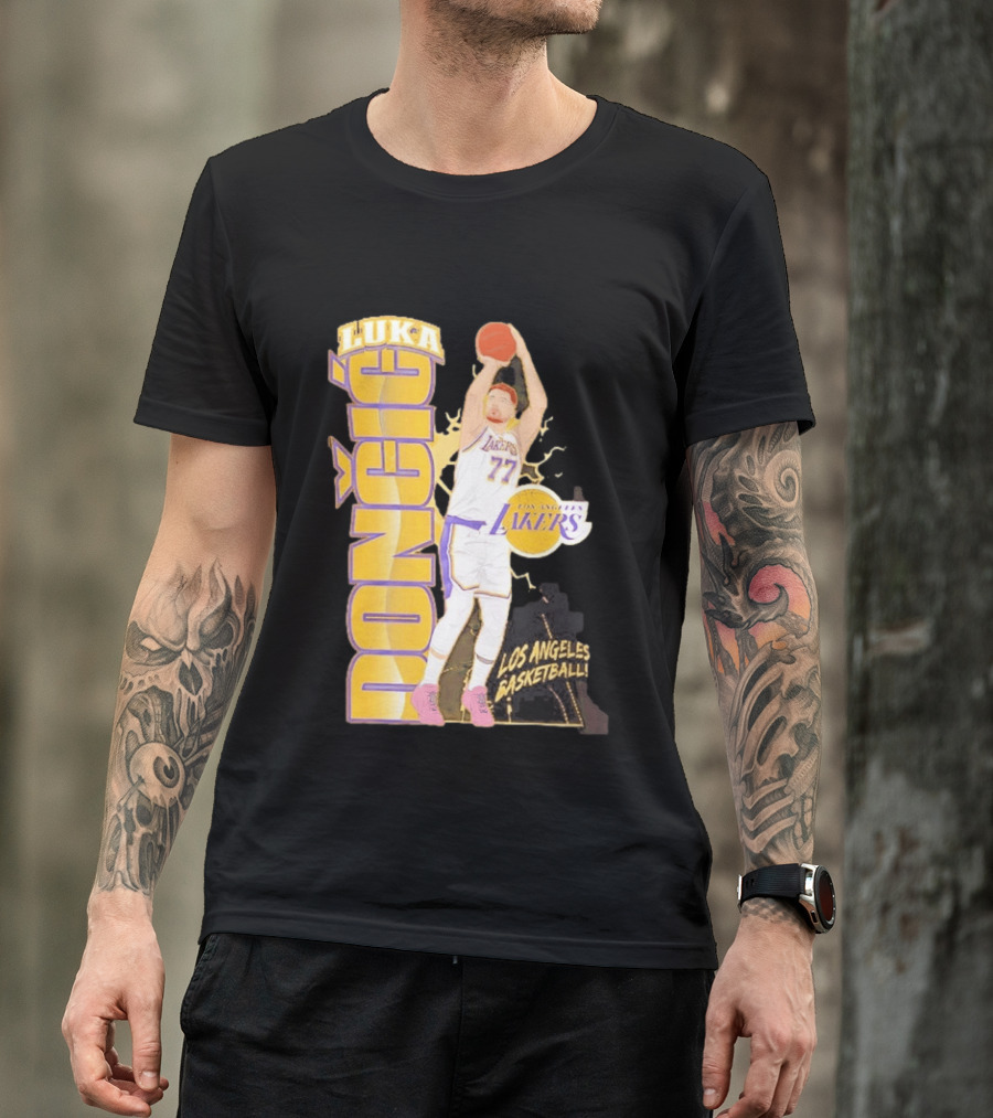 Los Angeles Lakers Luka Dončić Basketball 77 T-Shirt