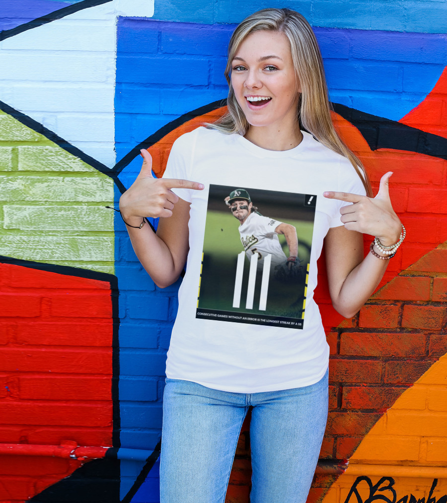Jacob Wilson Athletics 111 Consecutive Errorless Games Record By Shortstop T-Shirt