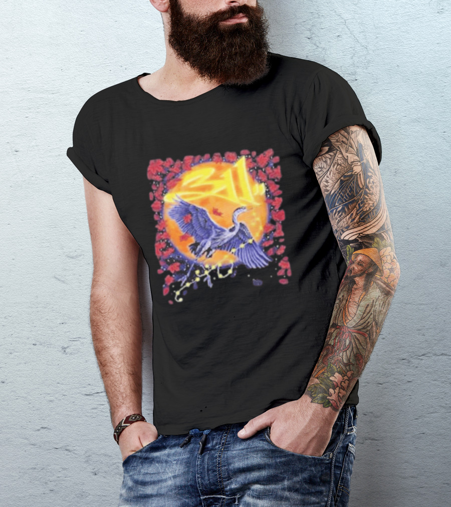 311 Band 2026 US Tour With Beach Weather Tunnel Vision Heron And Sun T-Shirt
