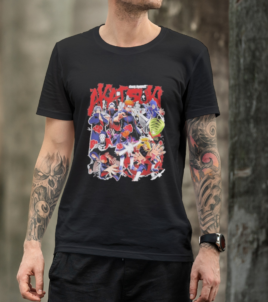 Akatsuki Vibes Konnect Naruto Anime Pain Characters Animation T-Shirt