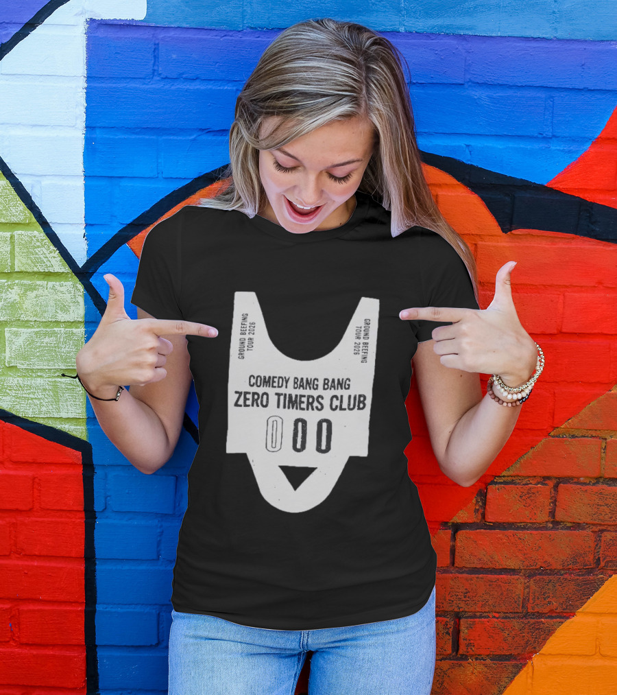 Comedy Bang Bang Zero Timers Club Ground Beefing Tour 2026 T-Shirt